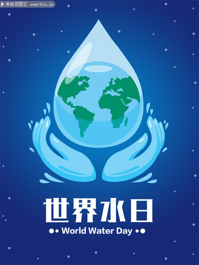 世界水日海报图片下载