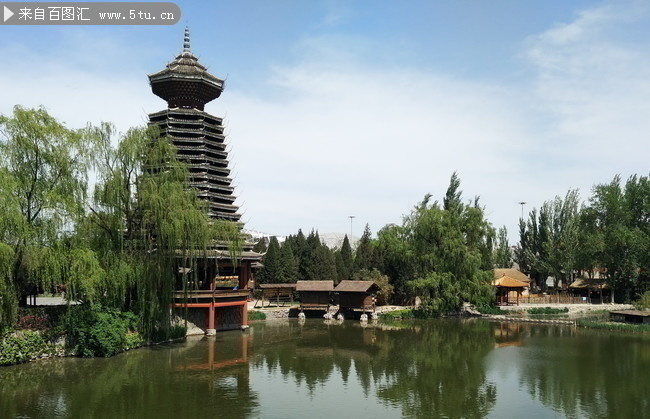 北京中华民族园风景图片