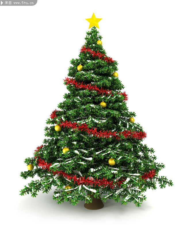 精美圣诞树高清图片