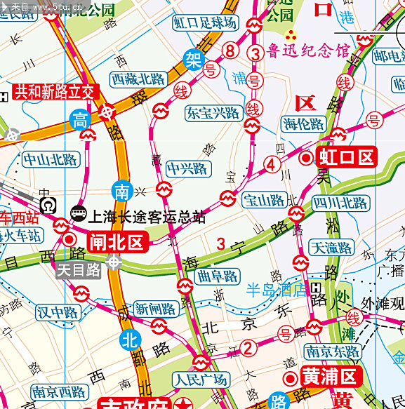 上海交通地图全图高清版