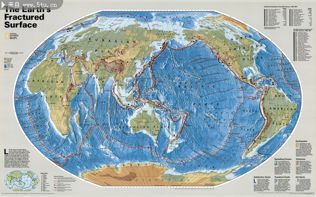 世界地形图 - 稀有高精度图片 - 百图汇-设计百家