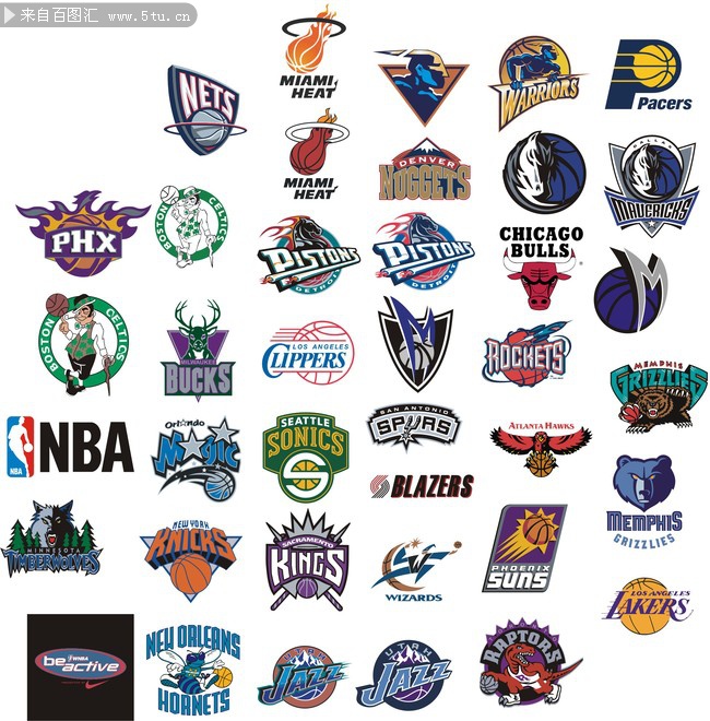 nba球队logo矢量素材