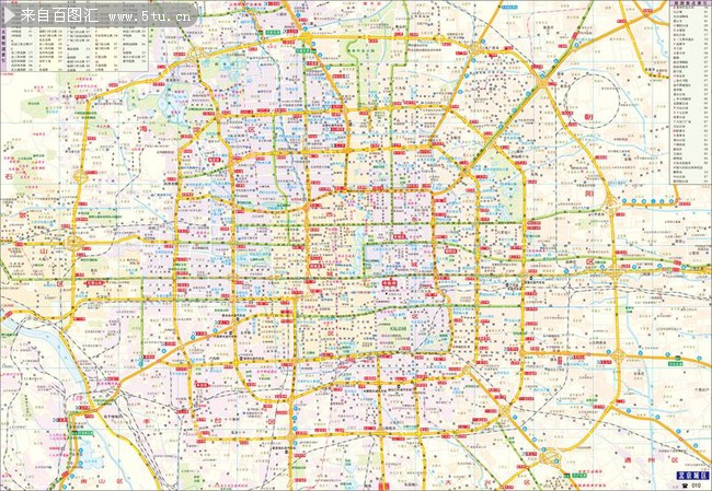 北京市区高清地图片