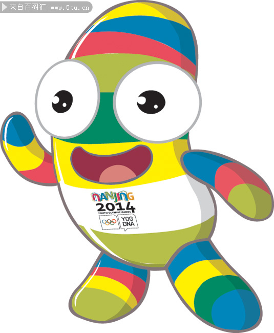 南京2014年青年奥运会吉祥物图片